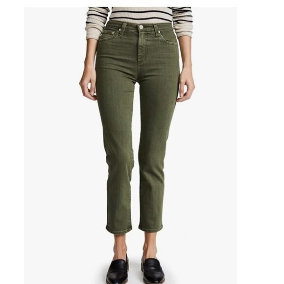 AG Adriano Goldschmied Women's The Isabelle Vintage Straight Leg Crop Jean - Picture 1 of 9